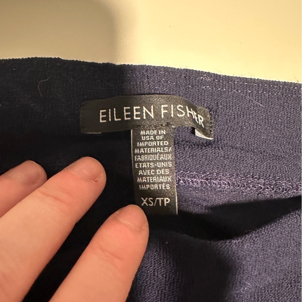 Eileen Fisher navy dress pants size XS - Picture 3 of 9